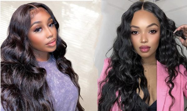 body wave frontal lace wig - 图片 2