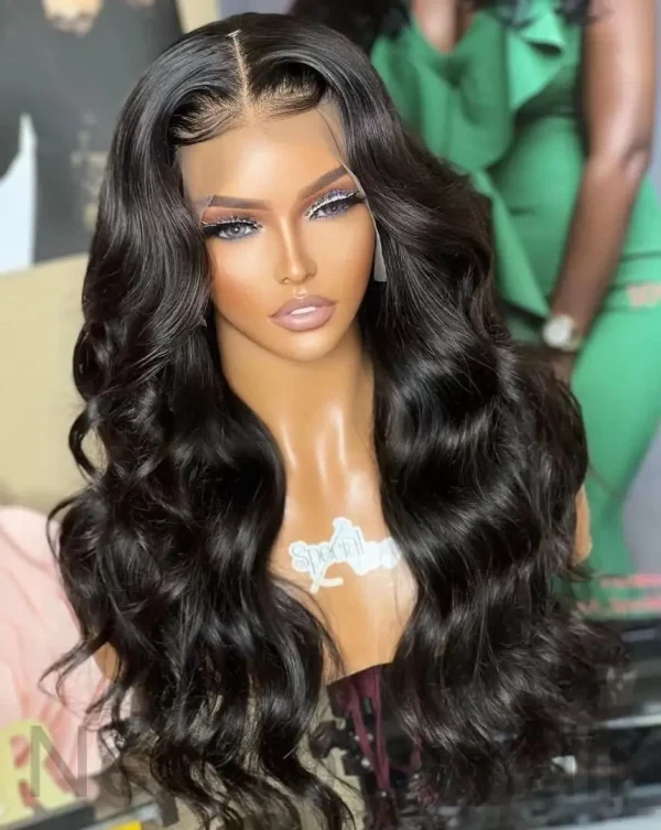 body wave frontal lace wig - 图片 4