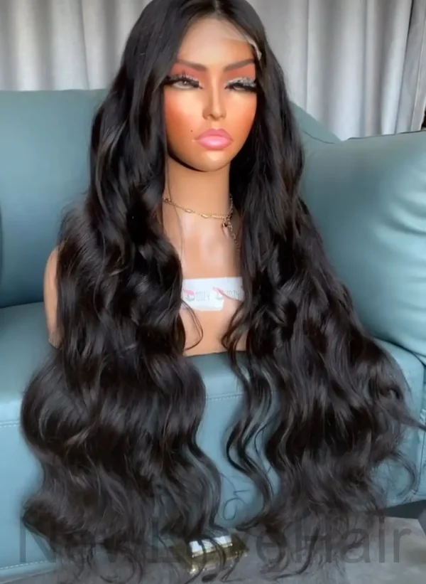 body wave frontal lace wig - 图片 3