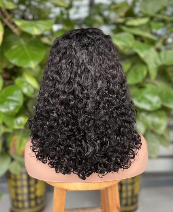 Short Jerry curly frontal lace wig  - 图片 2
