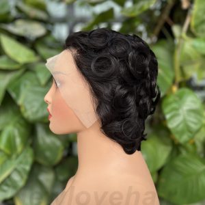 pixel curly wig