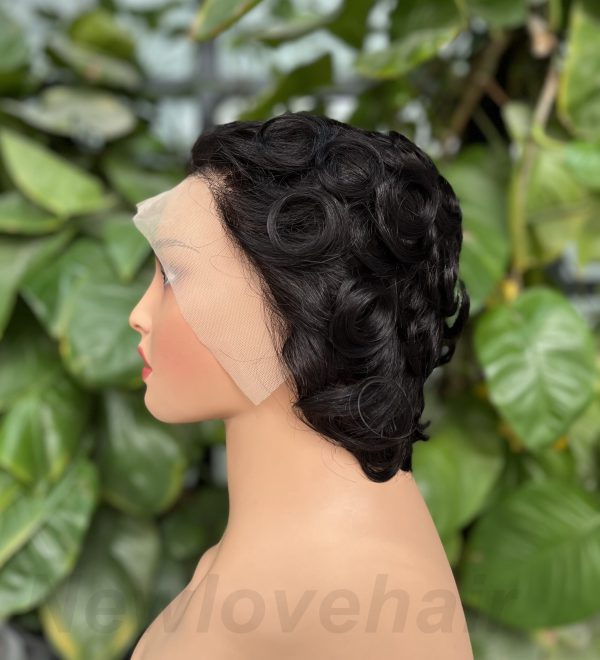 pixel curly wig
