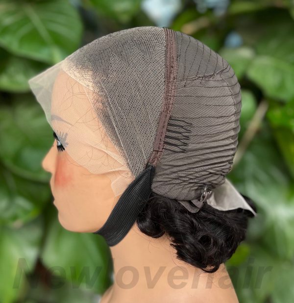 short frontal lace curly wig - 图片 18