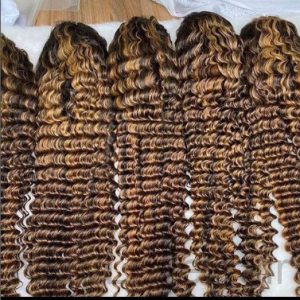 deep wave frontal lace wig