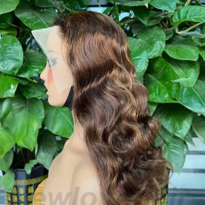 Body wave piano color frontal lace wig