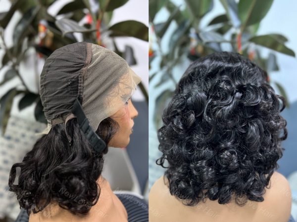 super double drawn egg curly bobo wig  - 图片 8