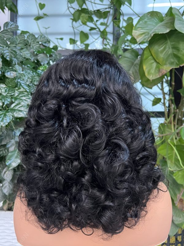 super double drawn egg curly bobo wig  - 图片 3