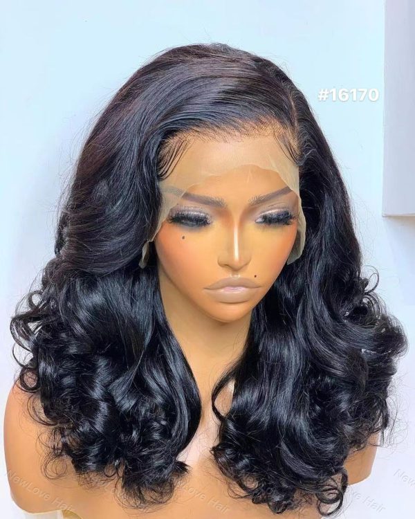 super double drawn egg curly bobo wig  - 图片 2