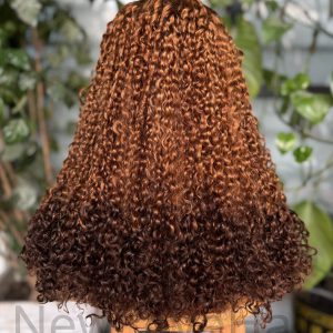 Pixel curly wig 5x5 glueless wig 