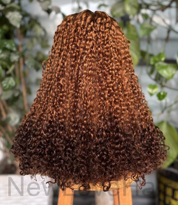 Pixel curly wig 5x5 glueless wig 
