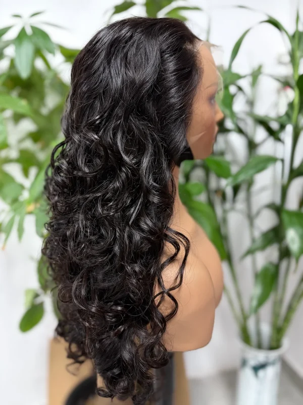 13x4 Lace Wig – Elastic Curly (Egg Roll Curls) - 图片 4