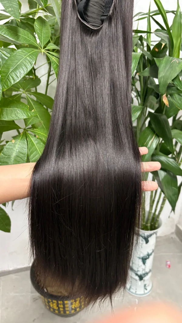 13x4 Lace Wig 100% Vietnamese Virgin Hair Bone Straight (Glueless) - 图片 7