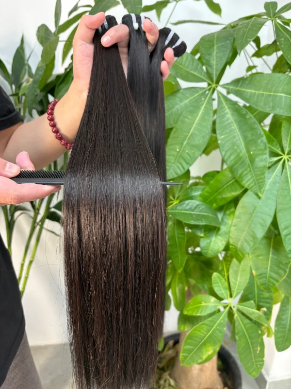 Vietnamese Virgin Hair Bundles – Bone Straight (3 Pieces Total) - 图片 2