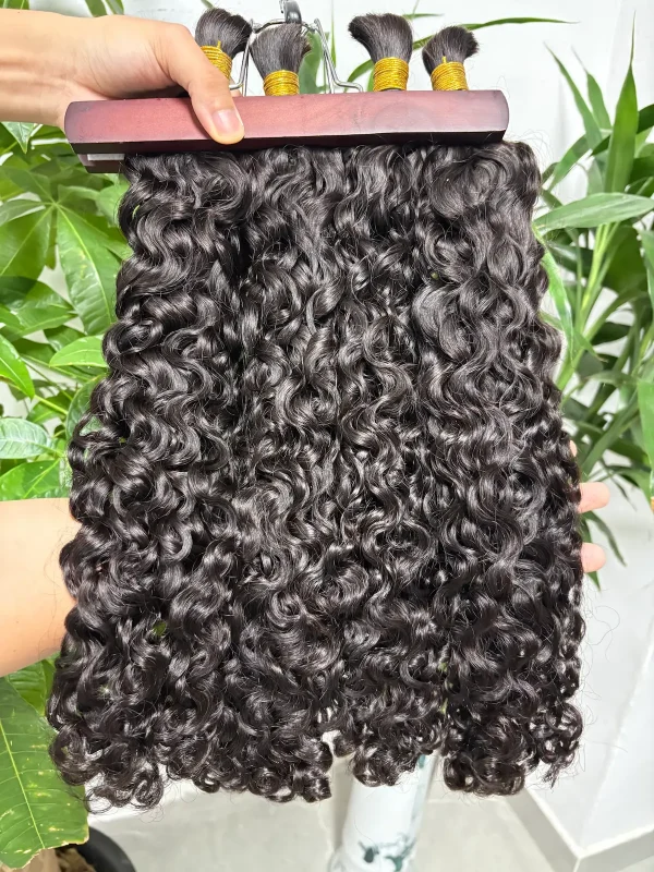 Water Wave Bulk Hair – 4 Bundles 24"