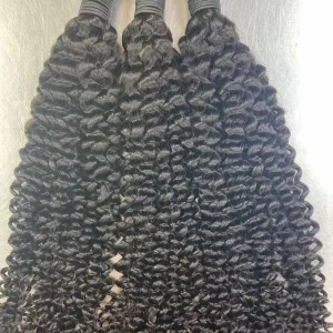 Bulk Hair 100% Virgin Hair Jerry Curly bundles deal (3 Pieces Total)
